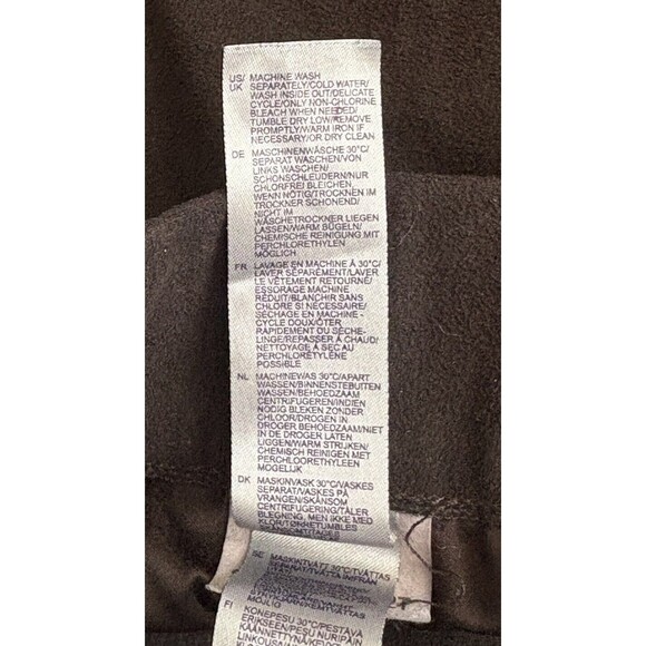 NYDJ Pull on Leggings Suede Look Women's 4 Long Black Elastic Waist Stretch - Picture 5 of 14